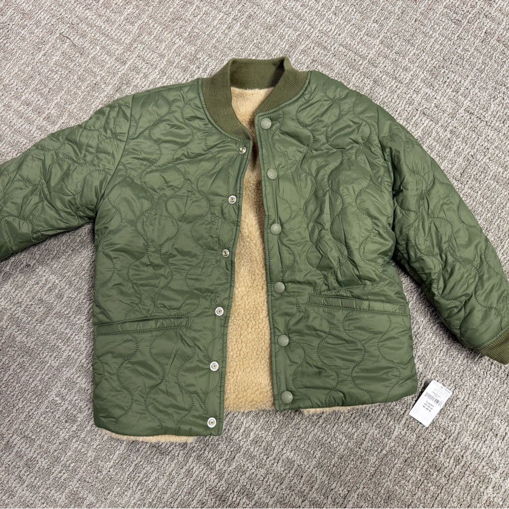 GAP Kids Green Quilted Jacket